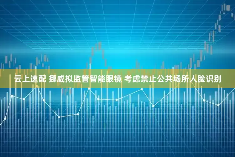 云上速配 挪威拟监管智能眼镜 考虑禁止公共场所人脸识别